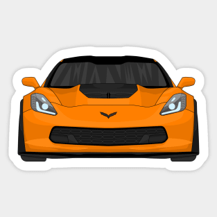 Z06 ORANGE Sticker